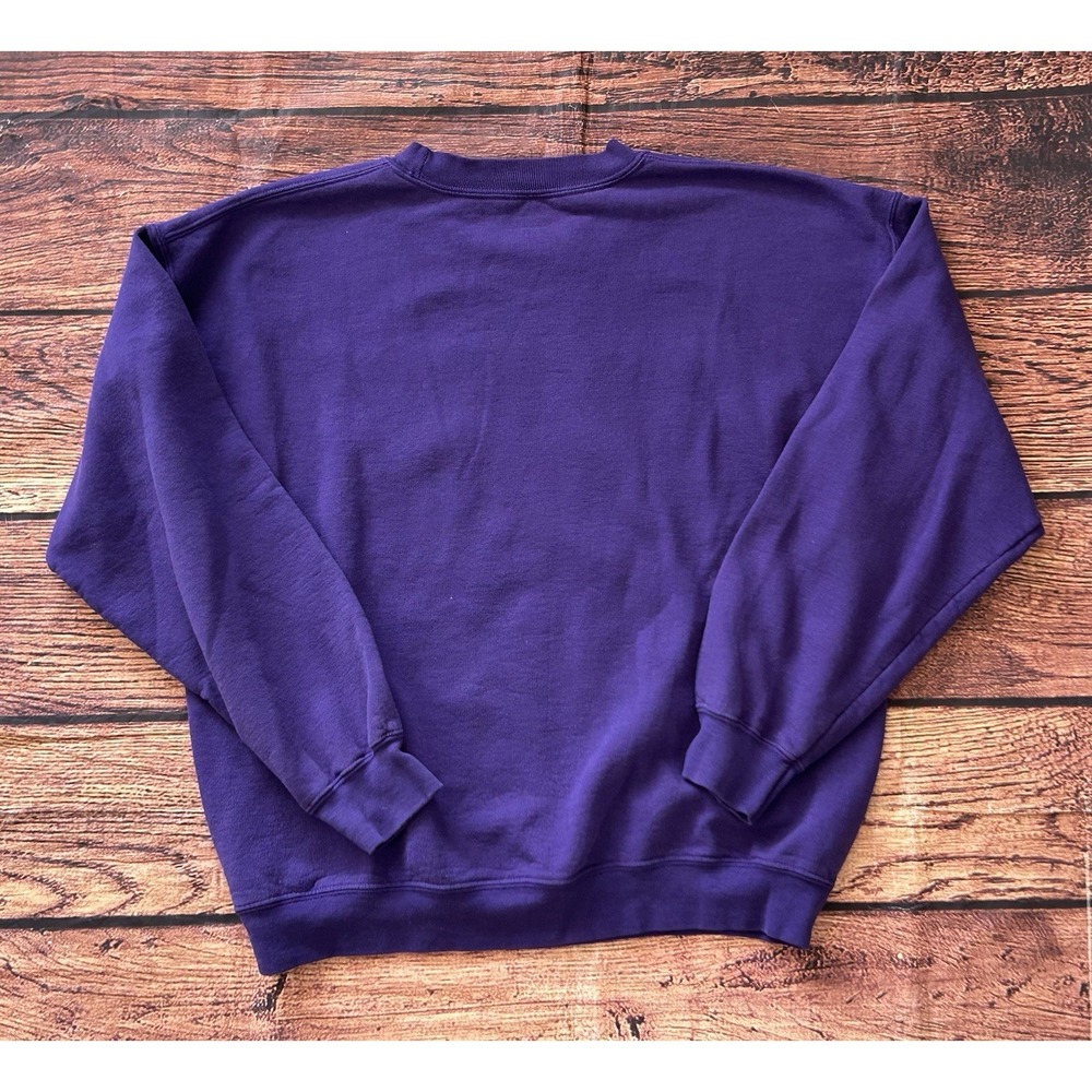 Vintage Purple Washington Huskies Gilden‎ College Football 2013 sweatshirt - Picture 5 of 10
